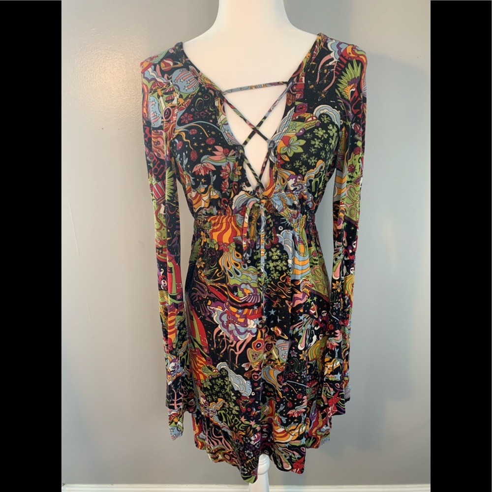 MISS SIXTY LARGE DESIGNER TUNIC TOP OR MINI DRESS
